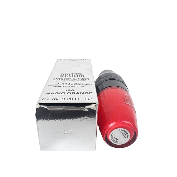 Lancome Matte Shaker Liquid Lipstick - #186 Magic Orange - 0.20 Oz - NEW IN BOX - Picture 7 of 7